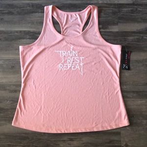 BNWT PBX Pro Peach Graphic Workout Tank size XL